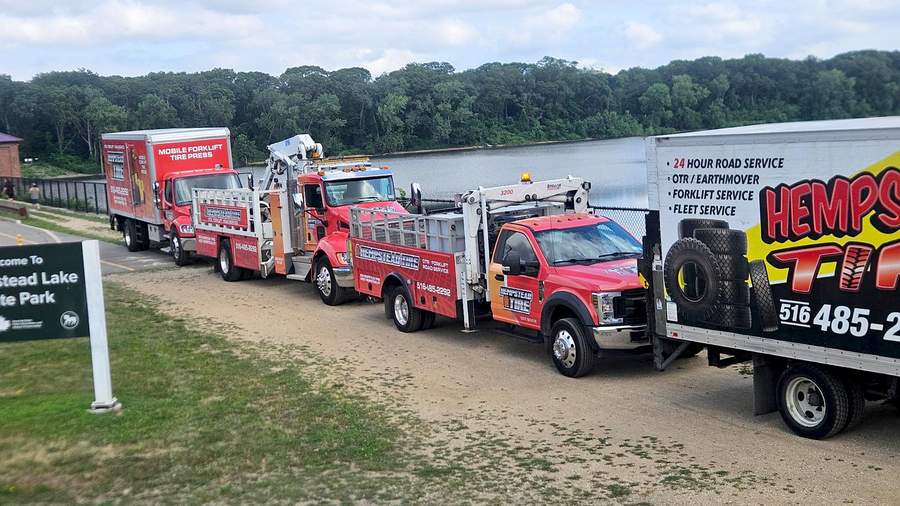 Hempstead Tire Service Fleet at Hempstead Lake